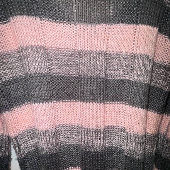 No boundaries Striped Pink and Gray Sweater Dress. Size XXL Junior GUC - Picture 3 of 9